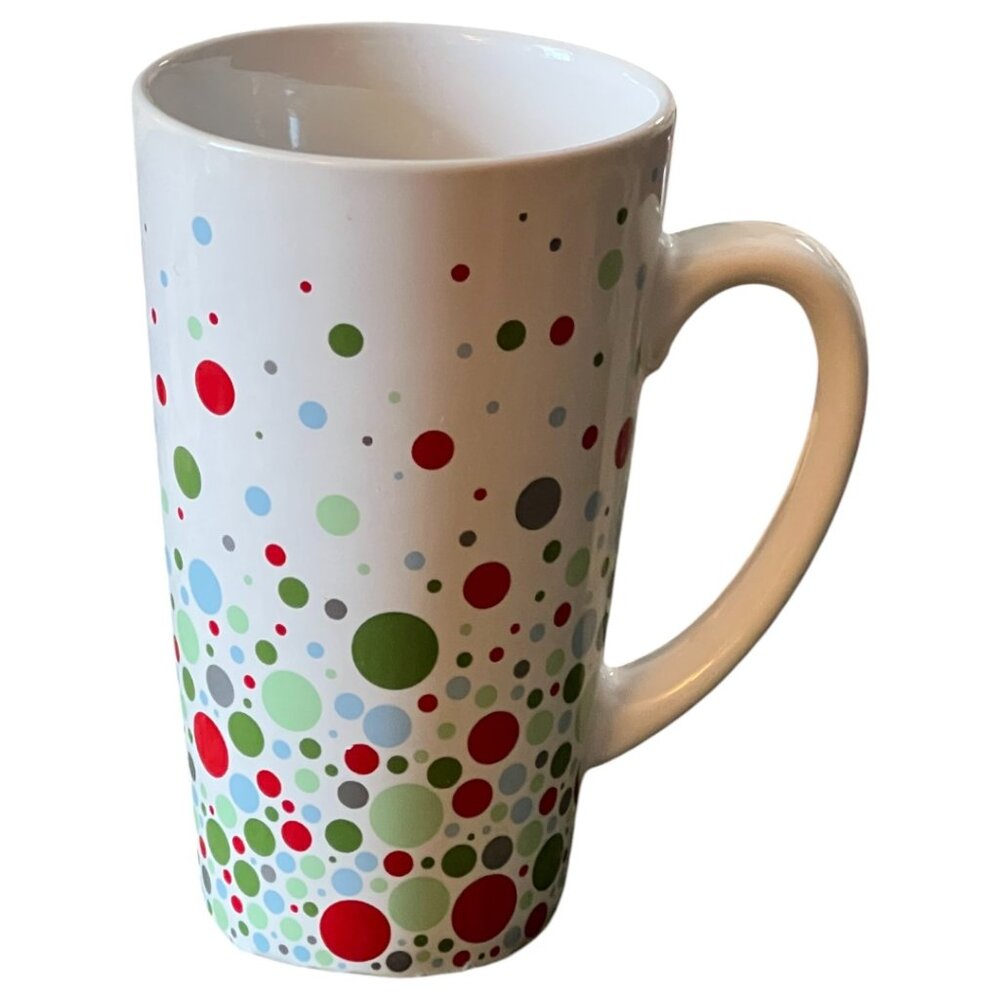 Vtg Starbucks Coffee Latte Mug Winter Holidays Christmas
